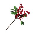 thumbnail image 4 of Red Berries Christmas Decoration Simulation Foam Small Pulp Fake Plant Atmosphere Artificial Flower, 4 of 6