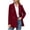 Wine, variant on CHGBMOK Plus Size Blazers for Women Business Casual Long Sleeve Suit Jacket Fall Winter Open Front Classic Blazer