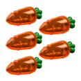 thumbnail image 1 of 5pcs Transparent Easter Plastic Carrots Candy Box Easter Gift Box Decorations C, 1 of 5