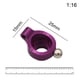 thumbnail image 3 of Asiento trasero de aleación de aluminio para vehículos RC UD1601 y UD1602 a escala 1:16. Púrpura, 3 of 8