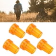 thumbnail image 4 of 5PCS 22mm Single Angle Cane Tips, Walking Cane Tips, Imitation Tire Texture Preservative Nonslip Rubber Translucent 7/8in Crutch Tips for Cane, 4 of 8