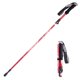 thumbnail image 1 of Toystoory Bastón plegable para caminar al aire libre, senderismo, senderismo, bastón telescópico, bastón antideslizante de 5 secciones, fácil de poner Escalada Rojo Toystoory OD001131-02, 1 of 6