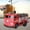 Red, variant on Toys for 1 Year Old Remote Control Excavator Mixer Truck, 2-channel Remote Control Engineering Vehicle, Lighting, Music, Children's Toy Car Toys for Girls on Clearance