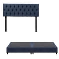 thumbnail image 1 of Box Base Cama King Size + Cabecera Arlo Trinity Azul Marino, 1 of 9