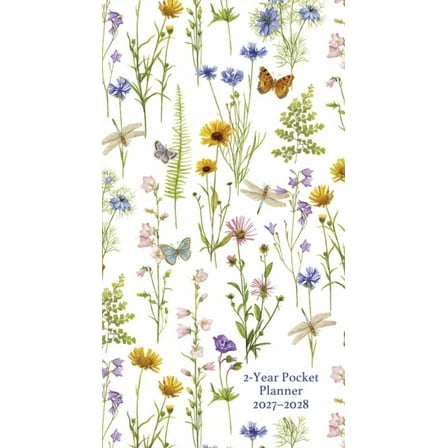 2027-28 Wildflower Garden 2-Year Pocket Planner (24-Month Calendar), (Paperback)
