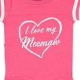 thumbnail image 4 of Inktastic I Love My Meemaw in White Chalk Heart Boys or Girls Baby Bodysuit, 4 of 5