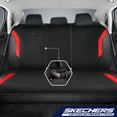 thumbnail image 3 of Fundas de asiento de coche de espuma viscoelástica compatibles con airbag Skechers, color rojo, 3 of 8