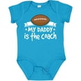 thumbnail image 3 of Inktastic Football My Daddy is the Coach Boys or Girls Baby Bodysuit, 3 of 5