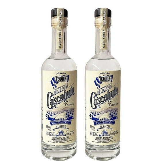 Dos Botellas Tequila Cascahuin Blanco Tahona 375 ml