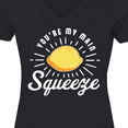 thumbnail image 4 of Inktastic You're My Main Squeeze with Lemon Women's V-Neck T-Shirt, 4 of 5