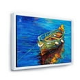 thumbnail image 3 of Designart 'Boats During Warm Sunset Resting On The Water IV' Nautical & Coastal Framed Canvas Wall Art Print, 3 of 5