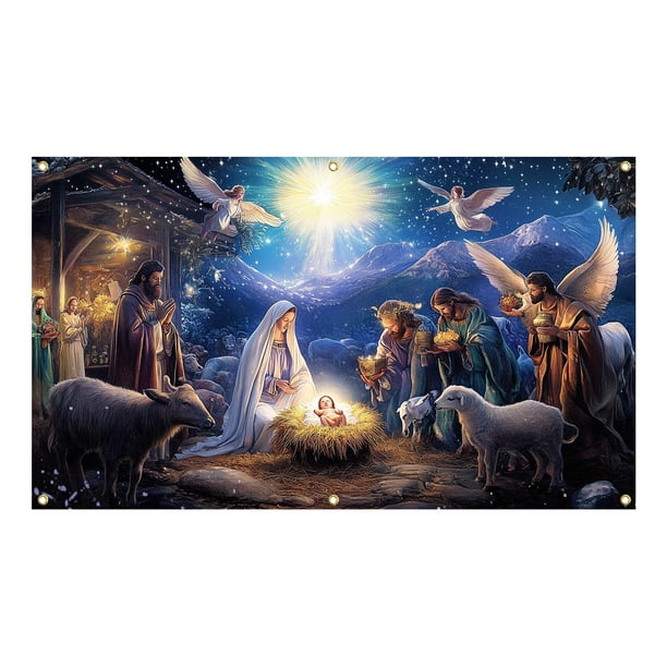 Banderín Navideño Para Garaje Y Hogar | Crea Un Ambiente Cálido Y Acogedor | Reunión Familiar | Decoración Festiva | 400 X 180 Cm | Material De Poliéster