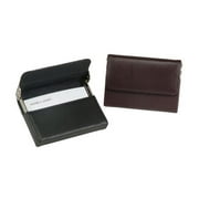 Royce Leather 424-BLACK-5 Horizontal Framed Card Case - Black