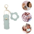 thumbnail image 4 of Unique Bargains 1 Pc Handbag Charms Keychains Durable Flower Mirror Bag Accessories Light Blue, 4 of 6