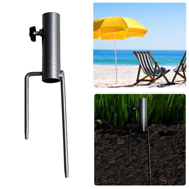 Autcarible Heavy Duty Umbrella Anchor Portable Umbrella Base Stand Patio Umbrella Steel Anchor Beach Umbrella Metal Ground Grass Auger Holder For Park Patio Beach Umbrella Parasol Sand Flag Pole Walmart Com