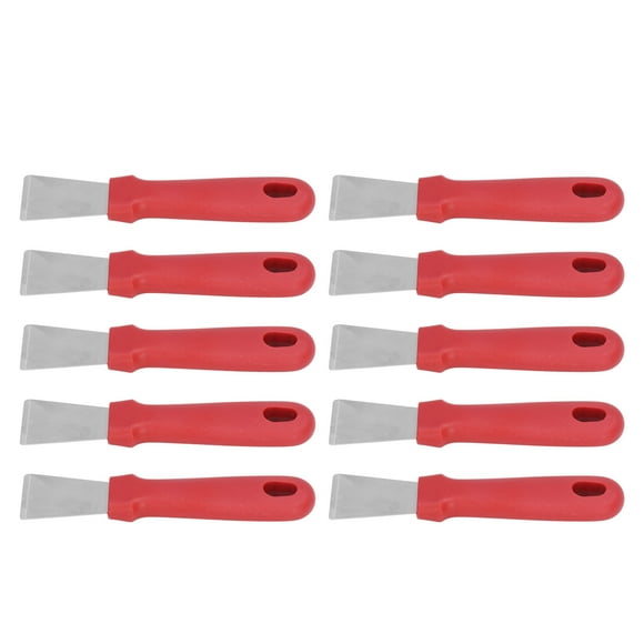 Espátula para masilla, 10 piezas, espátula para masilla, raspador de plancha resistente, raspador de banco para lograr más