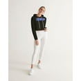 thumbnail image 6 of Black  Glow up Women's Cropped Hoodie, 6 of 8