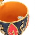 thumbnail image 2 of Egg Shaped Trinket Boxes Rhinestones Inlay Hand Painted Enamel Delicate Hinged Trinket Boxes Jewelry Box for Home Decor Blue, 2 of 3