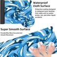 thumbnail image 3 of Fluid Pattern Desk Mat Marbled Design Desk Pad,Gaming Mouse Pad with Seamed Edges,Waterproof Large Mouse Pad,Non-Slip Rubber Base XL Gaming Mouse Pad,31.5x11.8In Computer Mat Keyboard Pad Blue, 3 of 6
