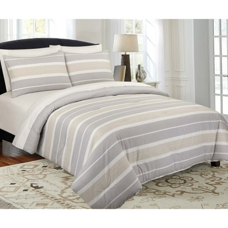 Modernist Modern Stripe King Comforter Set Walmart Com