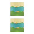 thumbnail image 1 of bedienty Plastic Building Bricks Baseplate Base Plate Board Platform Miniature Replacement Parts Presents Party Favors Accessories Grass Type 1 2Set, 1 of 6