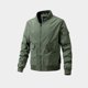 thumbnail image 3 of Mens Jacket Cargo Casual Work Coats Long Sleeve Pocket Coat Zip-Up Loose Top, 3 of 8