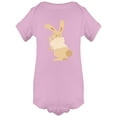 thumbnail image 1 of Funny Rabbit In Hoodie Bodysuit Infant -Image by Shutterstock,  6 Months, 1 of 2