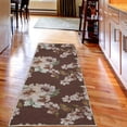 thumbnail image 2 of Floral Decorative Rug, Watercolor Shabby Form Nature Petals in Soft Tones Picture, Quality Carpet for Bedroom Dorm and Living Room, 6 Sizes, Umber Blush, by Ambesonne, 2 of 2