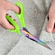 thumbnail image 4 of Juego de 3 tijeras para manualidades, de acero inoxidable con revestimiento de titanio, tijeras de costura multiusos para tela, mango de goma suave, hojas afiladas de titanio, ideales para la, 4 of 5