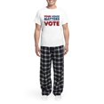 thumbnail image 5 of CafePress - Your Voice Matters Men's Light Pajamas - Men's Light Loose Fit Cotton Pajama Set, 5 of 7