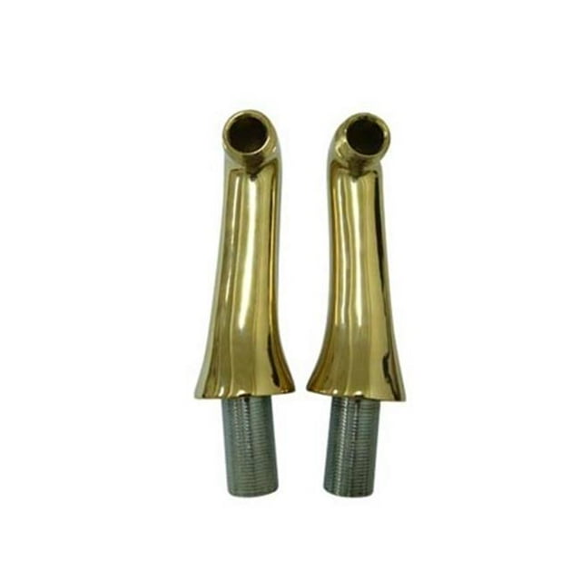 Kingston Brass KSEL268PB Riser for Tub Filler Faucet, Polished Brass