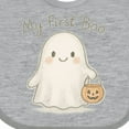 thumbnail image 4 of Inktastic My First Boo Cute Ghost Halloween Boys or Girls Baby Bib, 4 of 4