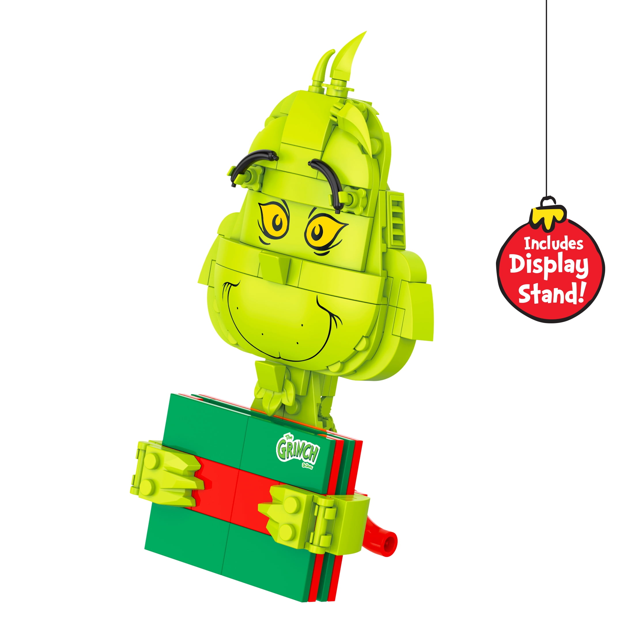 Brickcraft The Grinch Story Time with the Grinch Decoration Building Kit (138-Piece Set), Christmas Decoration, Holiday Collectible Brick Toy
