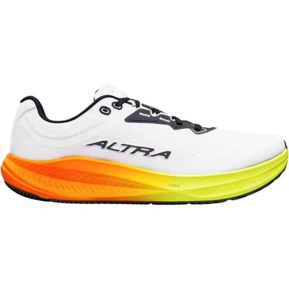 ALTRA Men's Torin 9 Road Running Shoe - White/Black/Safety Yellow