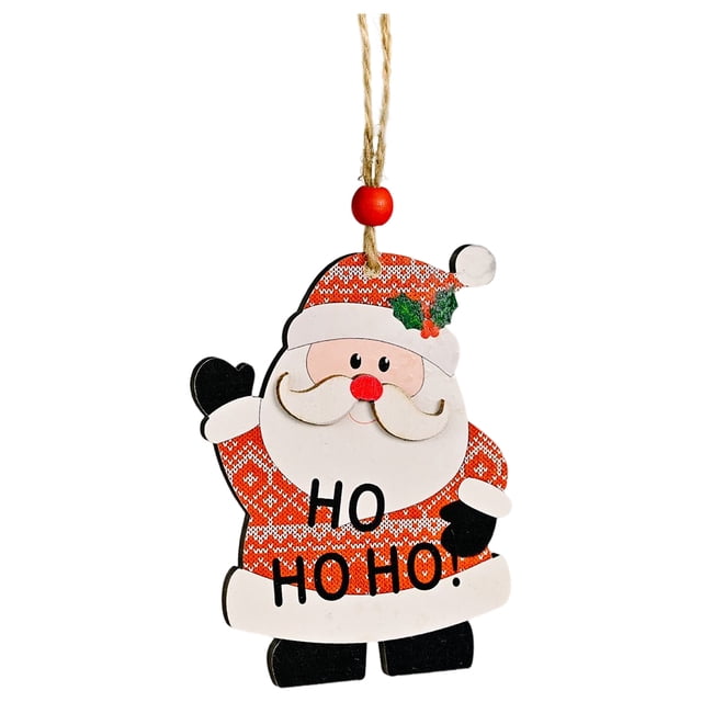 Injueey Colgante de Navidad para decoración del hogar, accesorio de mercado DIY, decoraciones de jardín, suministros festivos, accesorios para Kits de decoración para fiestas Anciano Injueey HA070248-01B