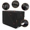 thumbnail image 3 of Seamander Dog Crate Cover,48“,Black, Durable Waterpoof and Windproof Dog Crate and Pet Kennel Cover, Fits 1-door, 2-doors, 3-doors steel wire Dog Crate and Pet Kennel, 3 of 4