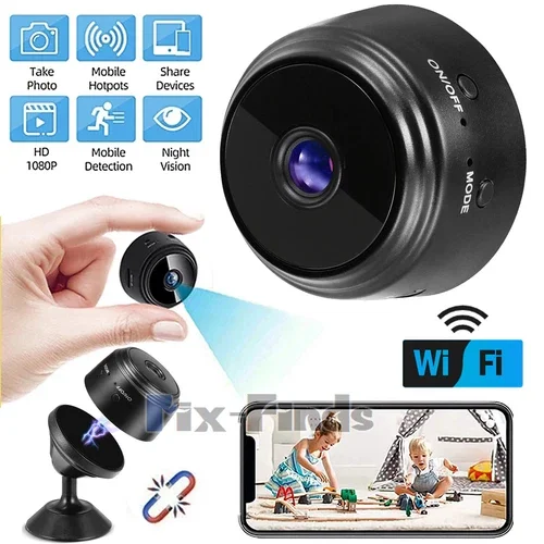 2-Way Audio Smart Home Security Camera Wifi Mini Night Vision 1080P Surveillance