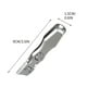 thumbnail image 2 of Cortaúñas de acero inoxidable para uñas gruesas | Mandíbulas anchas de 0.4” de apertura | Cuchillas ultra curvadas para uñas encarnadas | Diseño anti-salpicaduras | Portátil para ancianos, hombres y, 2 of 2