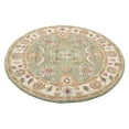thumbnail image 4 of Rugsotic Carpets Hand Tufted Wool Eco-Friendly Area Rugs - 5'x5', Round, Green Beige, Modern Contemporary Design, High Pile Handmade Anti Skid Rugs for Living Room, Bed Room (K00106), 4 of 6