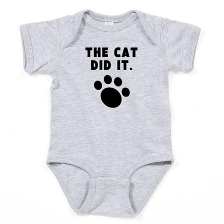 

CafePress - The Cat Did It - Cute Infant Bodysuit Baby Romper - Size Newborn - 24 Months