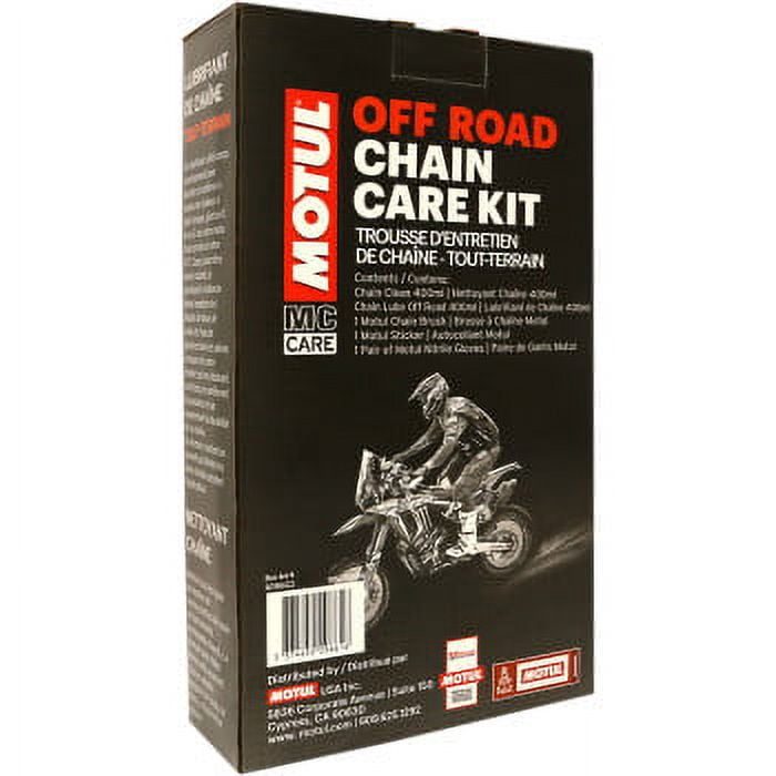 Motul 109788 Offroad Chain Care Kit Black Chain Lube Motorcycle Accessory