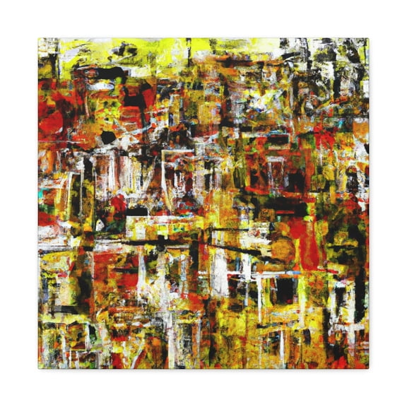 Colonial Abstract Expressionism - Canvas