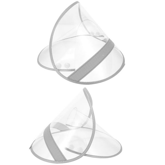 MERRYHAPY Clear Rain Hat Brim Accessory for Poncho - 2 Pieces Shield to Keep You Dry and Comfortable