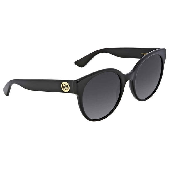 Gucci GG0035S 001 54mm Round Sunglasses Women's Black