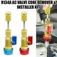 thumbnail image 4 of Trousse de Dissolvant et d'Installation de Noyau de Valve CA R134a, Outil de Climatisation, Réparation de Système CVC, Service Réfrigérant, Entretien Automobile A/C, Ensemble de Remplacement d'Installation de Retrait Ensemble de 31 Pcs 1, 4 of 8