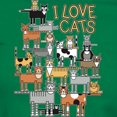 thumbnail image 3 of CafePress - I LOVE CATS T Shirt - Women's Traditional Fit Dark T-Shirt, 3 of 4