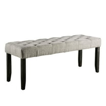 William's Home Furnishing Antique Black/Gray Alfred Bench