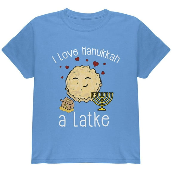 i love hanukkah a lot latke youth t shirt