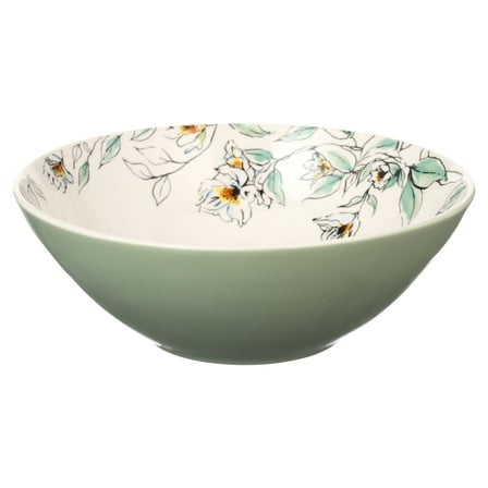 Oneida Entertain 365 64 oz Botanica Porcelain Serving Bowl