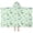 LightGreen Cartoon Dinosaurs-3, variant on LightGreen Cartoon Dinosaurs Silhouettes Pattern Hooded Bath Towel,50"x30" for Ages 3 To 12 Kids, Quick Dry Lightweight Soft Microfiber Hood Beach Towel Cover Up for Kids